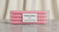 Classic Spiral Taper Dinner Candles (Set of 4) – 8 Inch Fluted Candlesticks