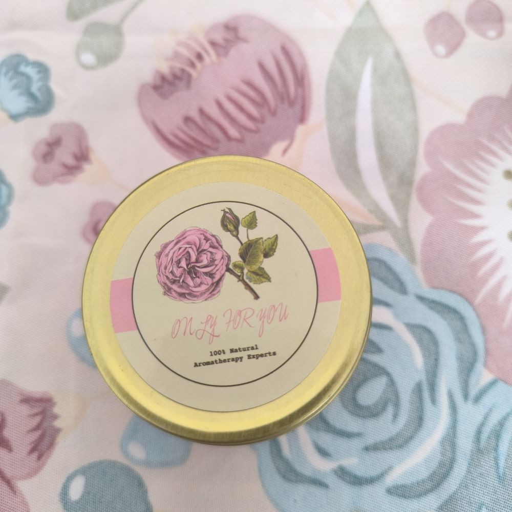 Sandalwood Rose Natural Scented Candle