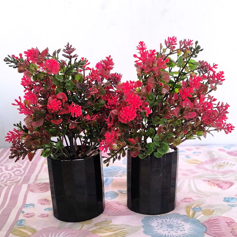 The Ruby Mini Artificial Accent Plant – 9.5"