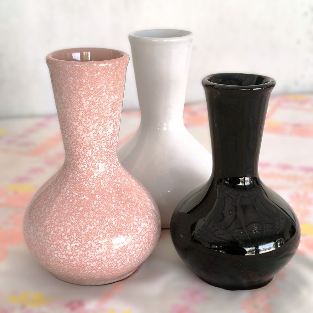 Modern Glazed Ceramic Bud Vases